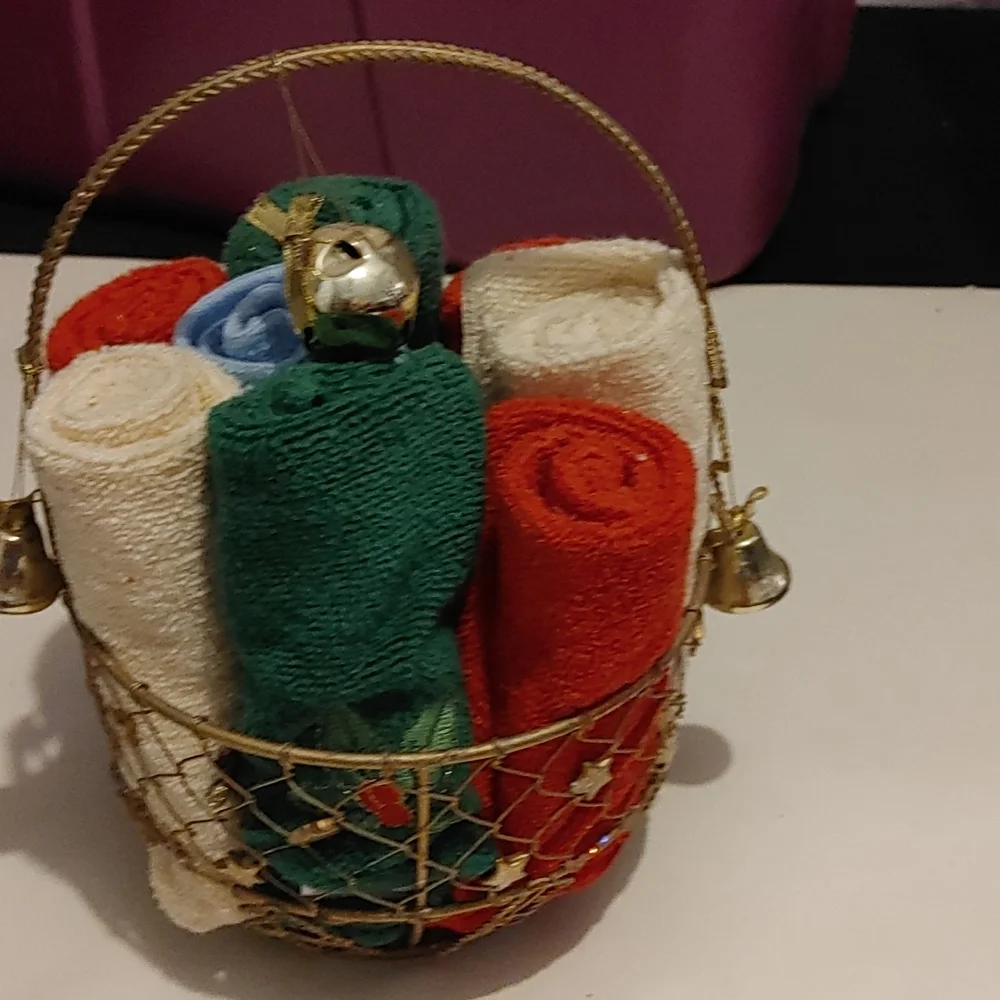 Christmas washcloths